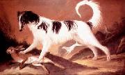 Carl Spitzweg Dog and Hare oil on canvas